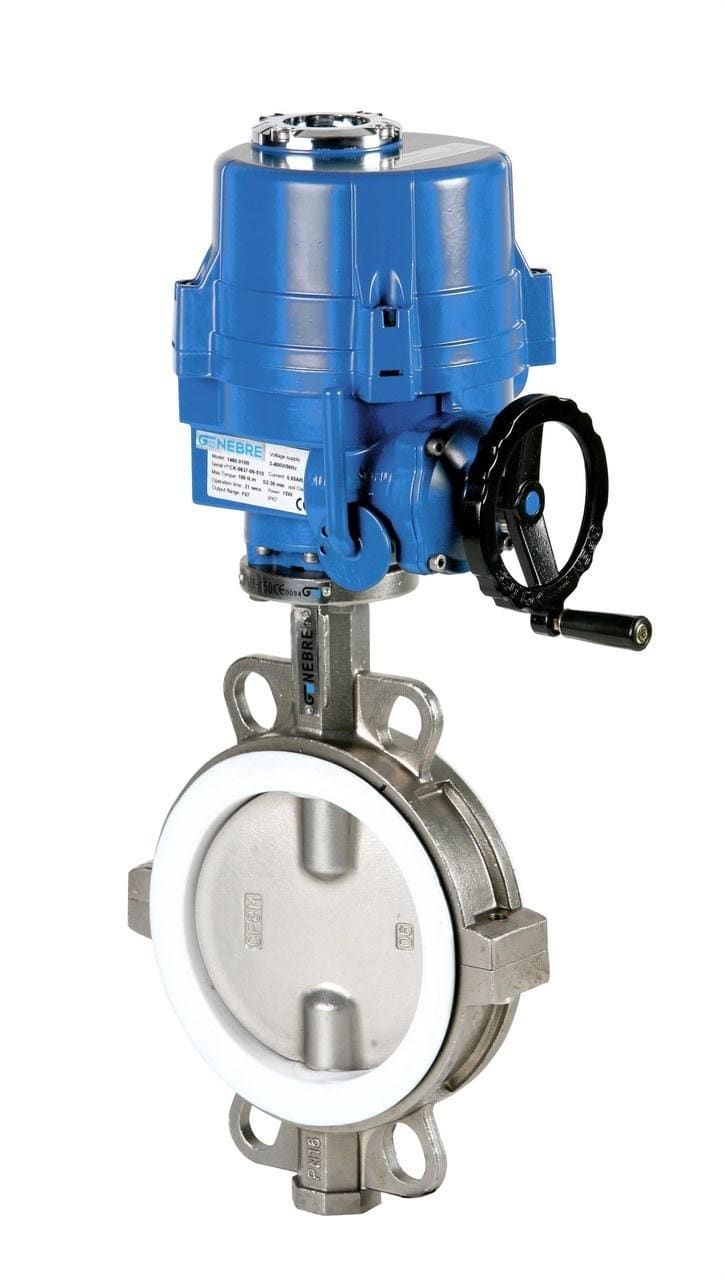 GENEBRE - VALVULA MARIP.WAFER GE-050 ACTEL.8"