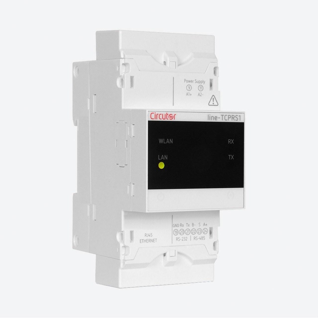 CIRCUTOR - Conversor de RS-485 (Modbus RTU) a Ethernet o WiFi (Modbus TCP) M62411.