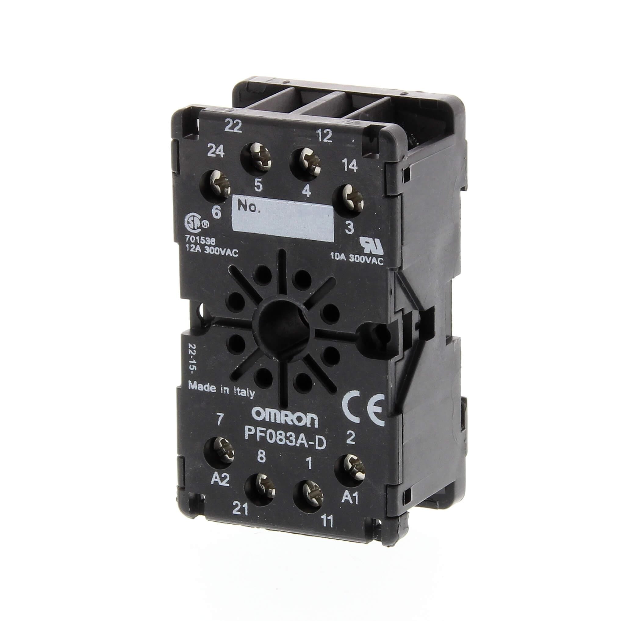 OMRON - Conector montaje en superficie / carril DIN 8 contactos terminales roscados con jaula