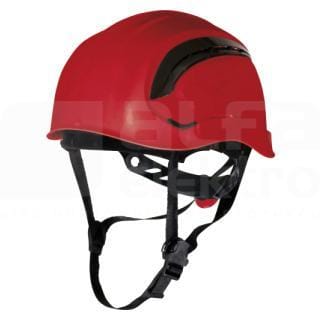 DELTA PLUS - Casco obra GRANITE WIND ajustable rojo fluo