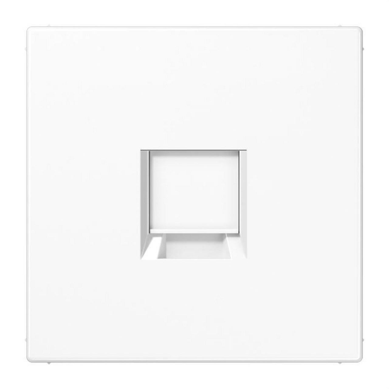 JUNG - Placa modular Jack 1 toma LS blanco alpino