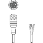 LEUZE - KD S-M12-8A-P1-100 CABLE DE CONEXION