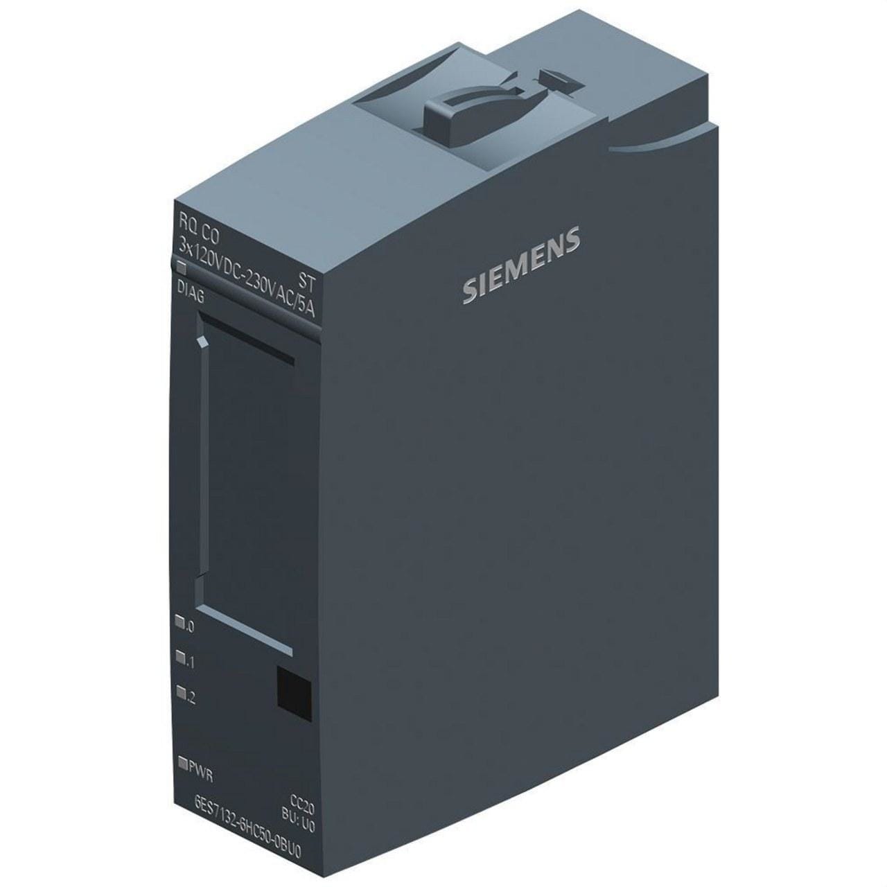 SIEMENS - Módulo eléctronico digital SIMATIC ET200 IP20 ET200SP SD relé para ET 200SP RQ CO 3x120V DC..230V AC/5A ST 3 contactos CO conmutados
