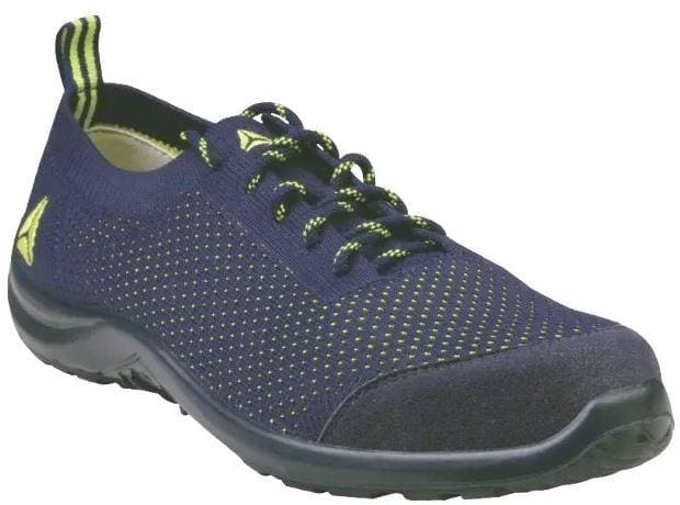 DELTA PLUS - Calzado de poliéster algodón S1P SRC talla 36 azul / amarillo