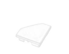 TSL - Tapa sin pasacable para TSL C18N blanco mate