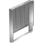 UPONOR - Caja de colector 850x730x110mm Uponor Vario IW sin marco ni puerta para instalación en pared acero galvanizado