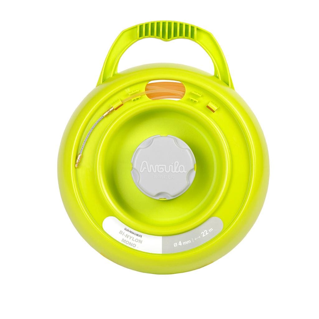 ANGUILA - WINDER + Anguila Max Bi-Nylon 4mm 22m Salmón