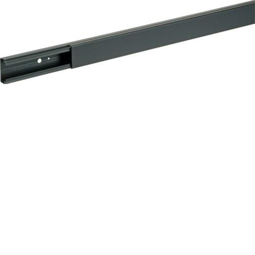 HAGER - Minicanal LF en PVC de 20x35mm negro RAL9011