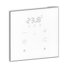 DINUY - Termostato táctil capacitivo cristal blanco para HVAC con 2 pulsadores