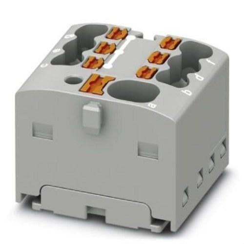 PHOENIX CONTACT - Bloque para distribución PTFIX 4/6X1,5 GY 450V 17,5A conexión push-in gris