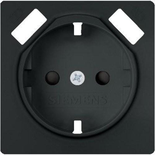 BJC - Tapa base enchufe seguridad 2 USB serie Miro-line carbono metálico