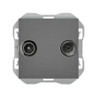 SIMON - Toma SIMON 270 R-TV+SAT intermedia titanio