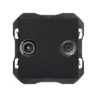 SIMON - Toma SIMON 270 R-TV+SAT intermedia negro mate