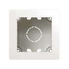 SIMON - Caja de superficie compacta SIMON 270 con 1 elemento blanco