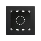 SIMON - Caja de superficie compacta SIMON 270 con 1 elemento negro mate