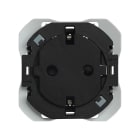 SIMON - Base de enchufe SIMON 270 Clean schuko negro mate