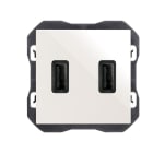 SIMON - Cargador SIMON 270 USB doble 3,1A tipo A+A SMATCHARGE blanco
