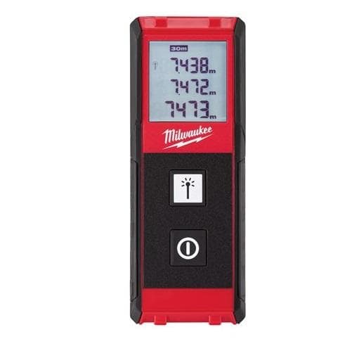 MILWAUKEE - MEDIDOR LASER CON RANGO DE DISTANCIA 0.15 - 30M LD