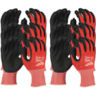 MILWAUKEE - 12 GUANTES ANTICORTE NIVE