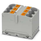 PHOENIX CONTACT - Bloque para distribución PTFIX 6X10/S GY 450V 57A enclavar en adaptador para carril gris