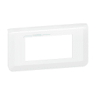 LEGRAND - Placa Mosaic - 4 módulos - Horizontal - Blanco