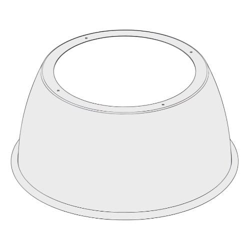 FOSNOVA - Reflector de aluminio para campanas ARGON 3.5 Ø 350mm