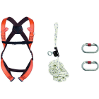 DELTA PLUS - Kit arnés 2 punto+AN06320 20m+2 mosquetón XXL