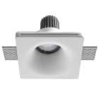 INDELUZ - Empotrable yeso LEND GU10 MR16 50W blanco