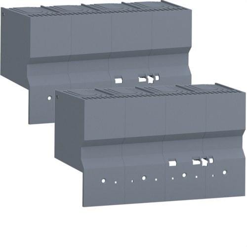 HAGER - Cubreborne para interruptores P250 4P pletina recta