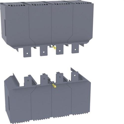 HAGER - Cubreborne para interruptores x630/P630 4P pletina separadora