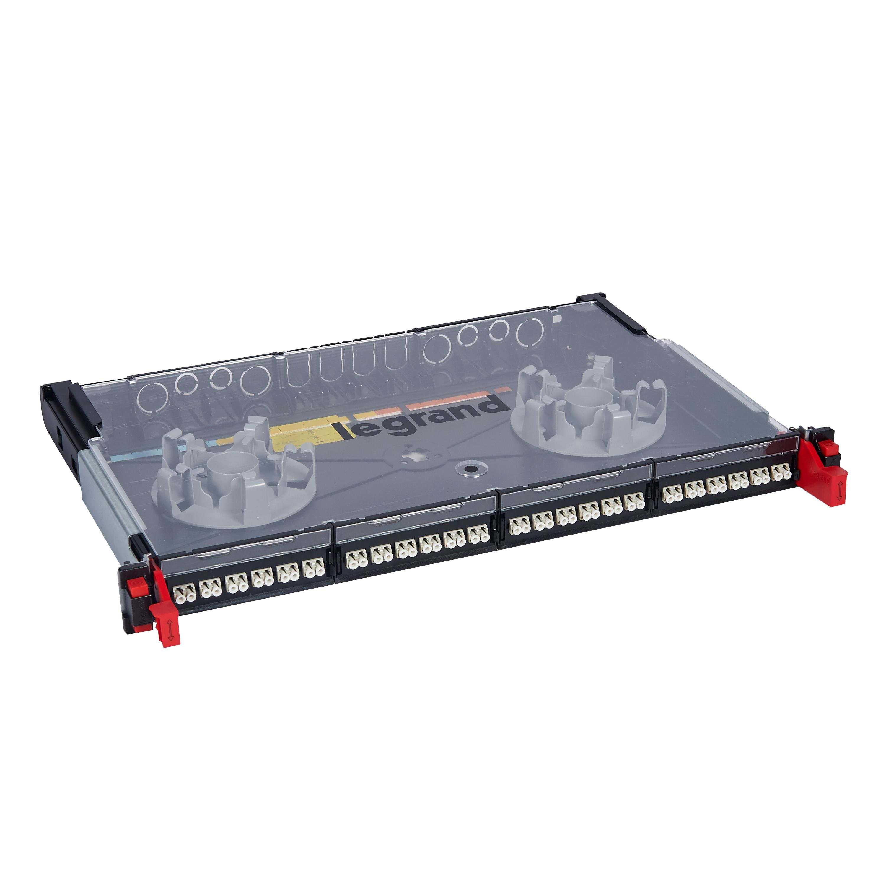 LEGRAND - Bandeja óptica modular 19" equipada 24 LC multimodo dúplex para 48 fibras