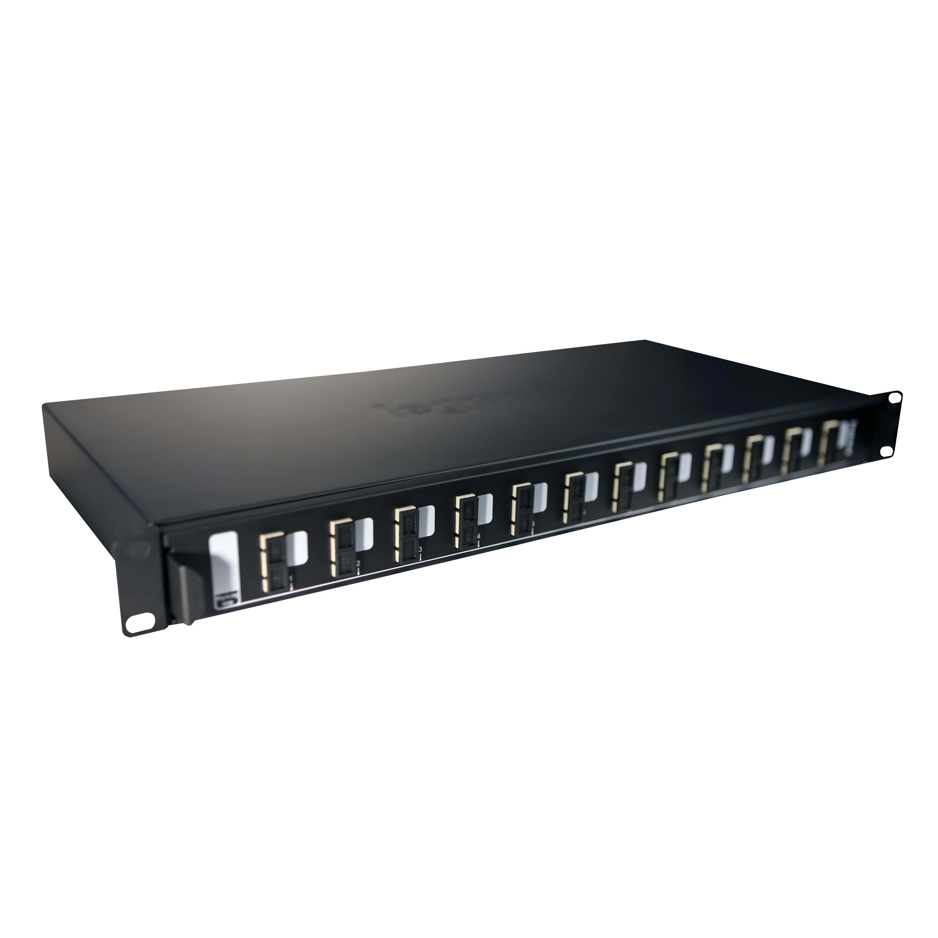 LEGRAND - Bandeja óptica equipada 19" deslizante 12 SC multimodo dúplex para 24 fibras