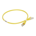 LEGRAND - Latiguillo Cat. 6A S/FTP PVC Color amarillo L. 0,5 m