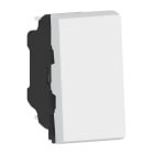 LEGRAND - Conmutador Mosaic EasyLed - 1 módulo - 10 AX - Blanco antibacteriano