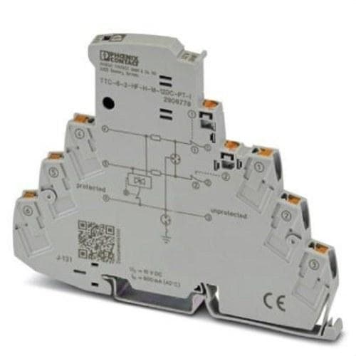 PHOENIX CONTACT - Protección contra sobretensiones TTC-6-3-HF-F-M-12DC-PT-I
