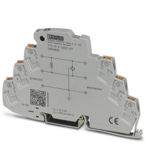 PHOENIX CONTACT - Protección contra sobretensiones TTC-6-2-24DC-PT