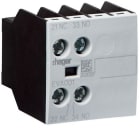HAGER - Contacto auxiliar conexión frontal 1 NA+1 NC para contactor tamaño 1/2"