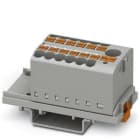 PHOENIX CONTACT - Bloque para distribución PTFIX 6/12X2,5-NS35 GY