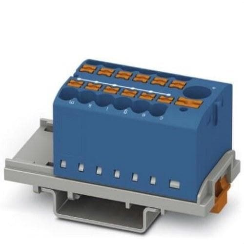 PHOENIX CONTACT - Bloque para distribución PTFIX 6/12X2,5-NS35 BU
