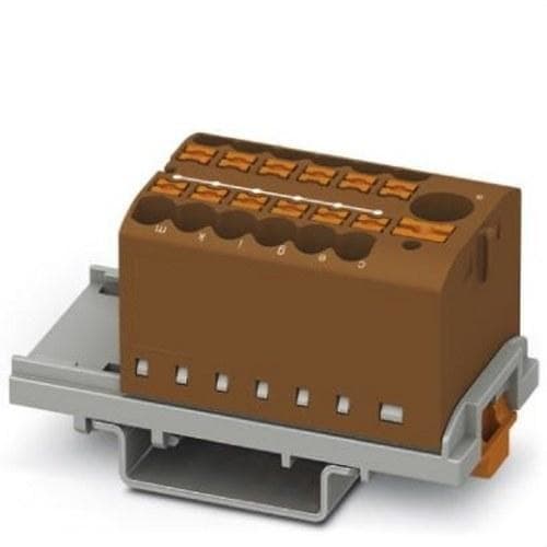PHOENIX CONTACT - Bloque para distribución PTFIX 6/12X2,5-NS35 BN