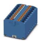 PHOENIX CONTACT - BLQ.DISTR.PTFIX 18X2,5 BU,BNE.BA.CX.PUSH-IN,18 CX.SECCIÓN: 0,14-4mm²,AWG: 26 -12