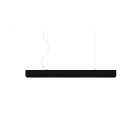ARKOSLIGHT - Luminaria lineal BLACK FOSTER suspendida 1200 3000K negro texturizado