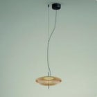 LEDS-C4 - Luminaria colgante PLAT superficie LED 10,5W 2700K corte de fase negro 743lm