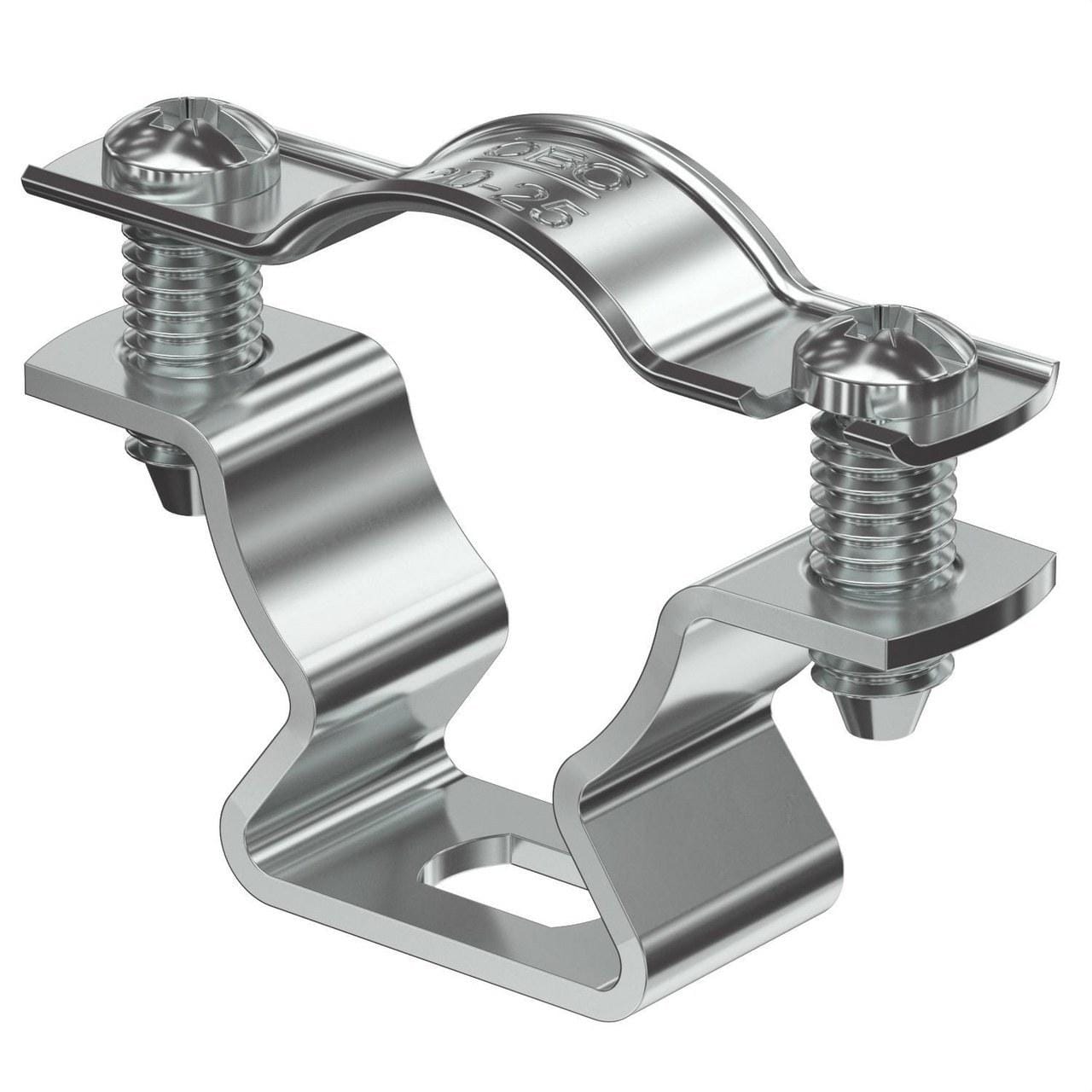 OBO BETTERMANN - Abrazadera con agujero alargado ASL 733 25mm aluminio
