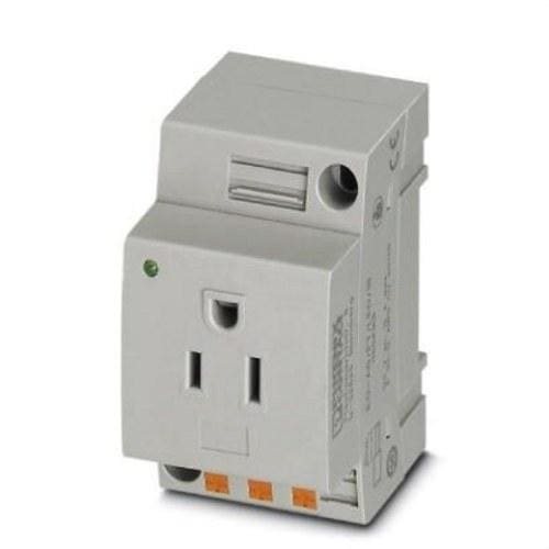 PHOENIX CONTACT - TOMA DE CORRIENTE EO-AB/PT/LED/15 GRIS