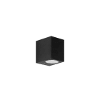FORLIGHT - APLIQUE IP44 KUBO ONE EMISSION GU10 7W NEGRO