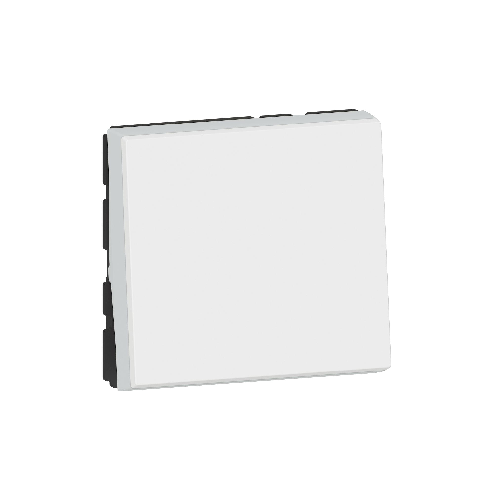 LEGRAND - Conmutador Mosaic EasyLed - 2 módulos, 2 vías. 10AX - Blanco