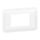 LEGRAND - Placa Mosaic - 3 módulos - Blanco