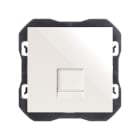 SIMON - Tapa SIMON 270 RJ45 sin conector blanco