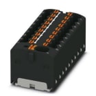 PHOENIX CONTACT - Bloque para distribución PTFIX 4/18X1,5 BK 450V 17,5A conexión push-in negro